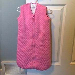 Hanna Andersson wearable blanket pink Small